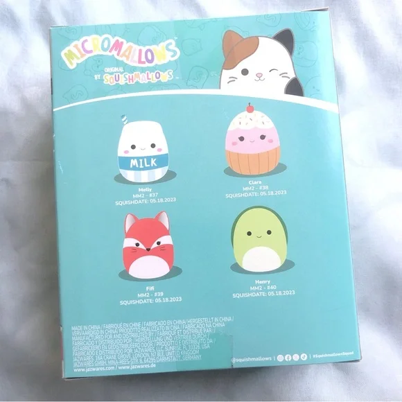 SOLD NWT - Squishmallows Squishville Micromallows 4pc Plush Toy Set - Picture 3 of 4